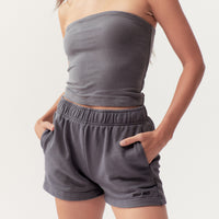 TUBE TOP - VINTAGE BLACK - Little Puffy