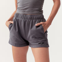 SHORTS - VINTAGE BLACK - Little Puffy