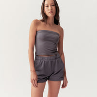 SHORTS - VINTAGE BLACK - Little Puffy
