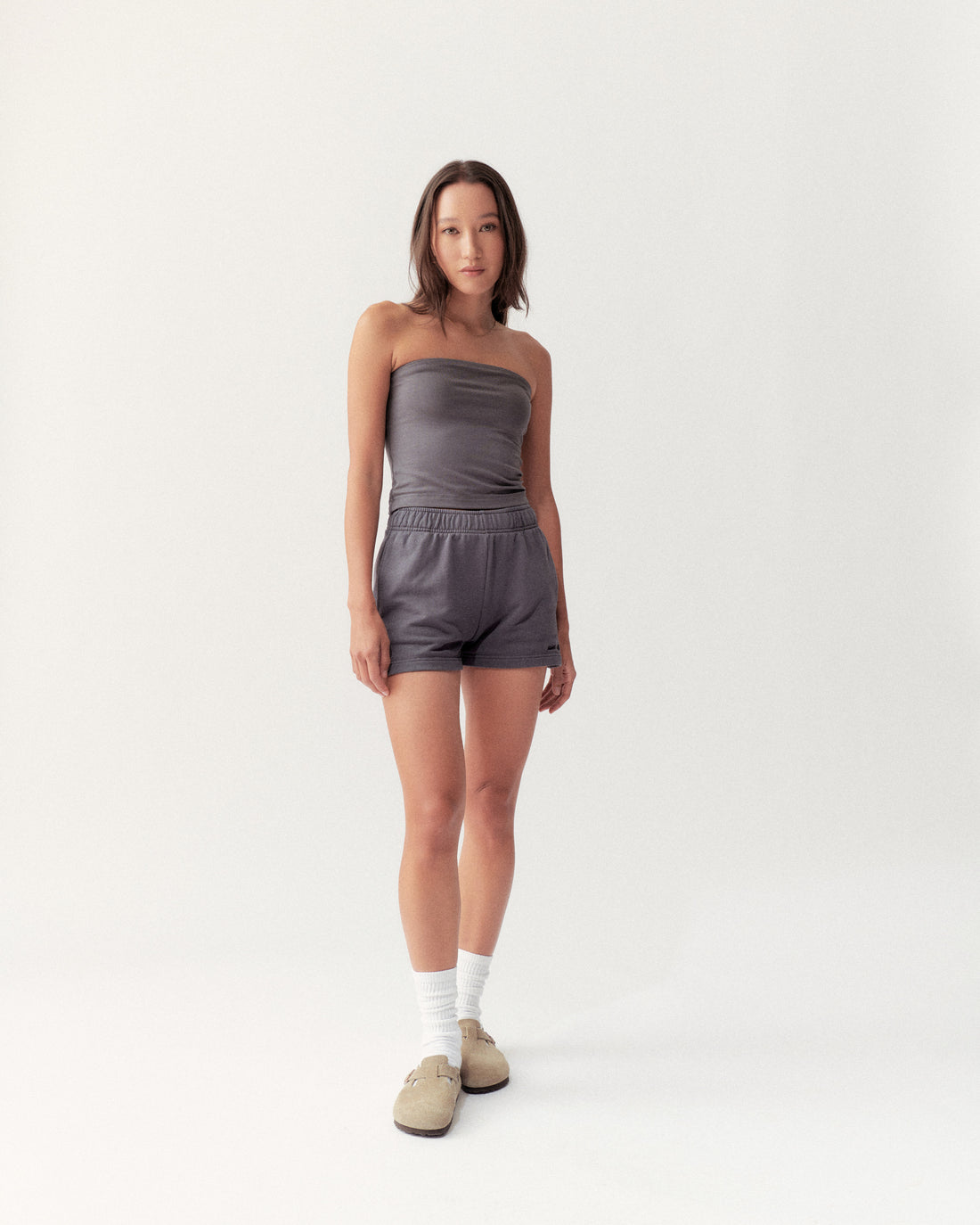 SHORTS - VINTAGE BLACK - Little Puffy