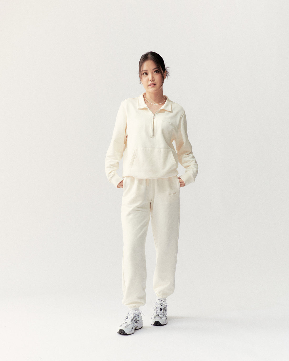 SWEATPANTS - CREAM - Little Puffy