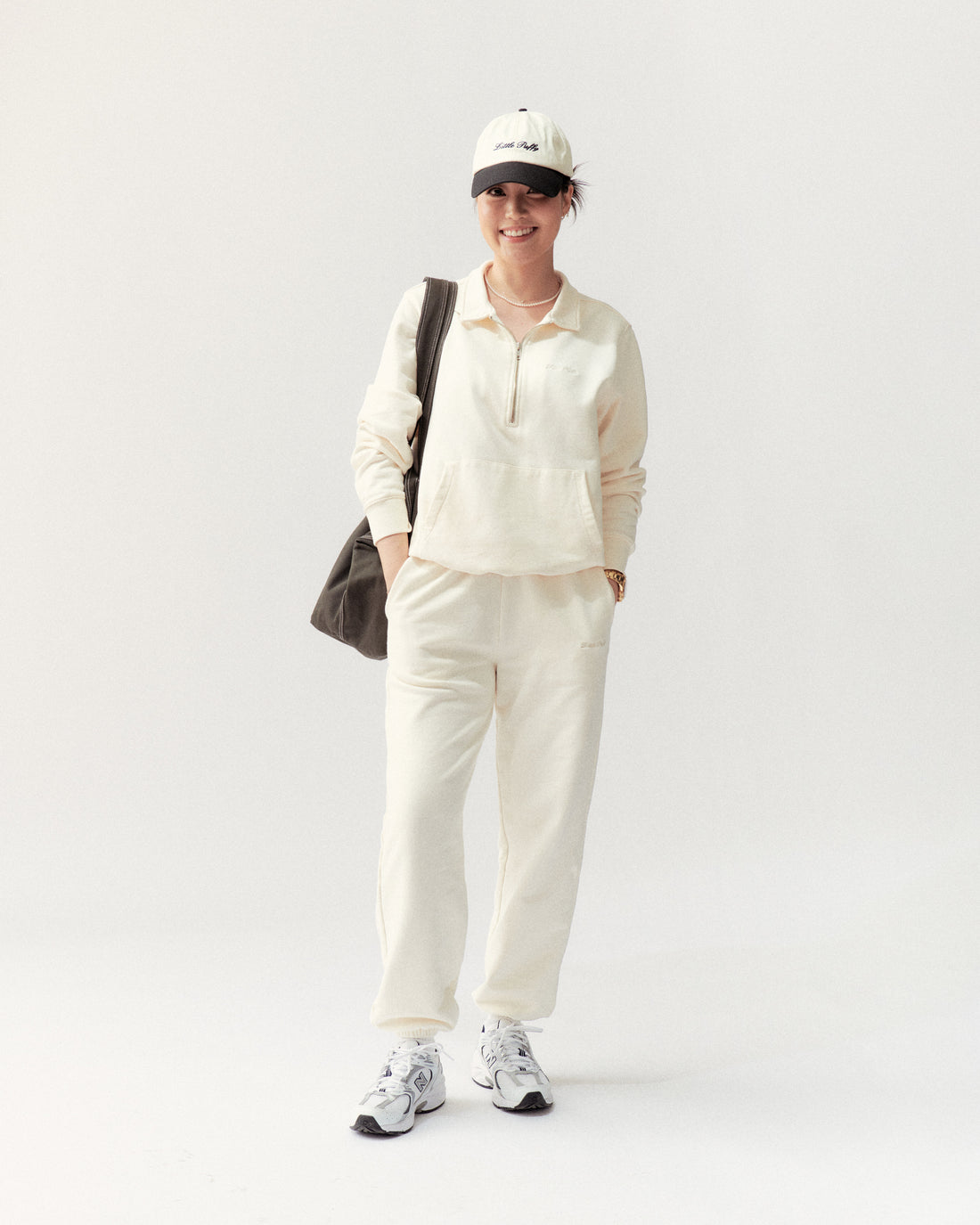 SWEATPANTS - CREAM - Little Puffy