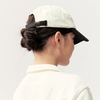 Two Tone Black White Hat - Little Puffy
