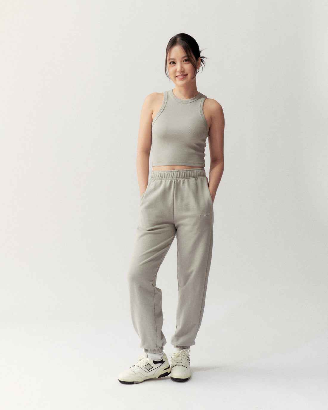 BASIC TANK - STONE - Little Puffy