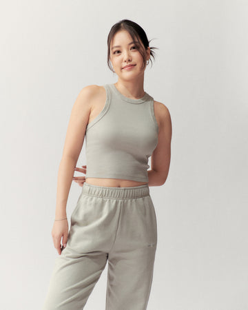 BASIC TANK - STONE - Little Puffy