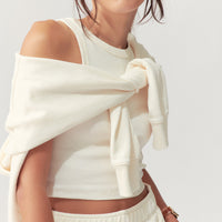 BASIC TANK - CREAM - Little Puffy