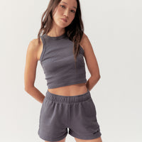 SHORTS - VINTAGE BLACK - Little Puffy