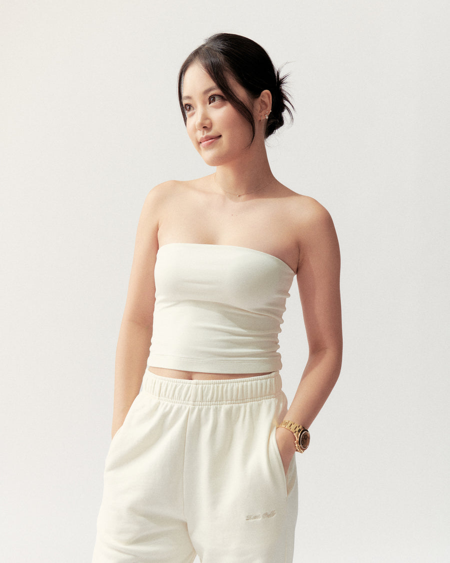 TUBE TOP - CREAM - Little Puffy