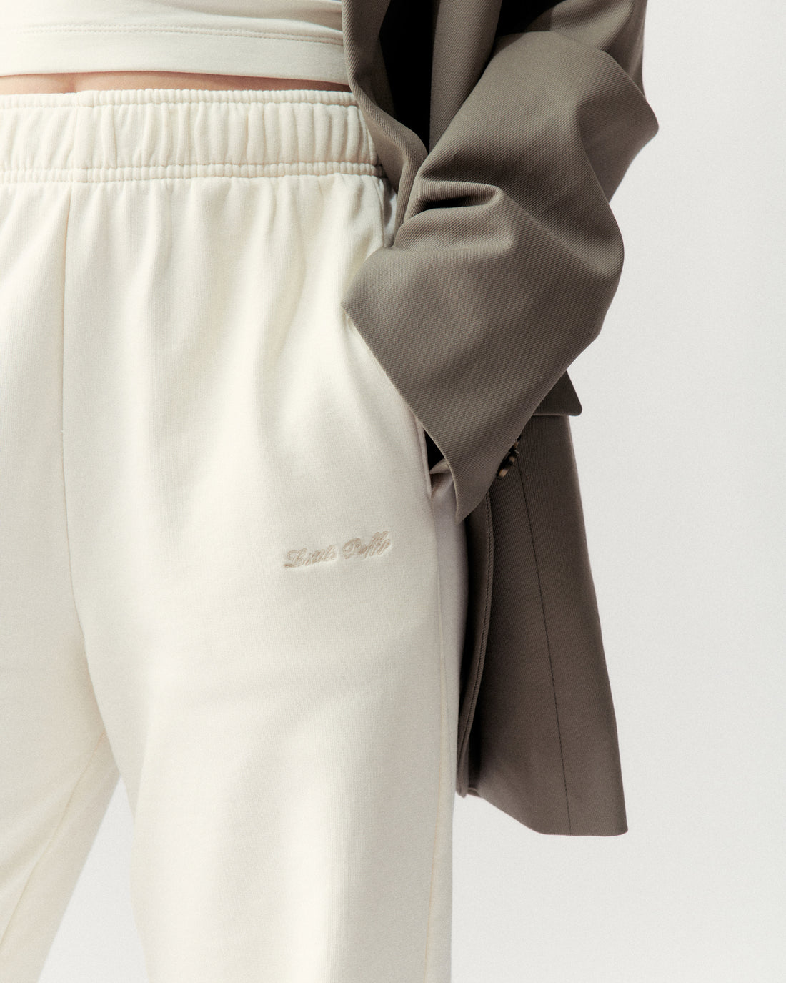 SWEATPANTS - CREAM - Little Puffy