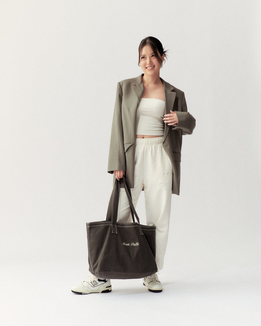 SWEATPANTS - CREAM - Little Puffy