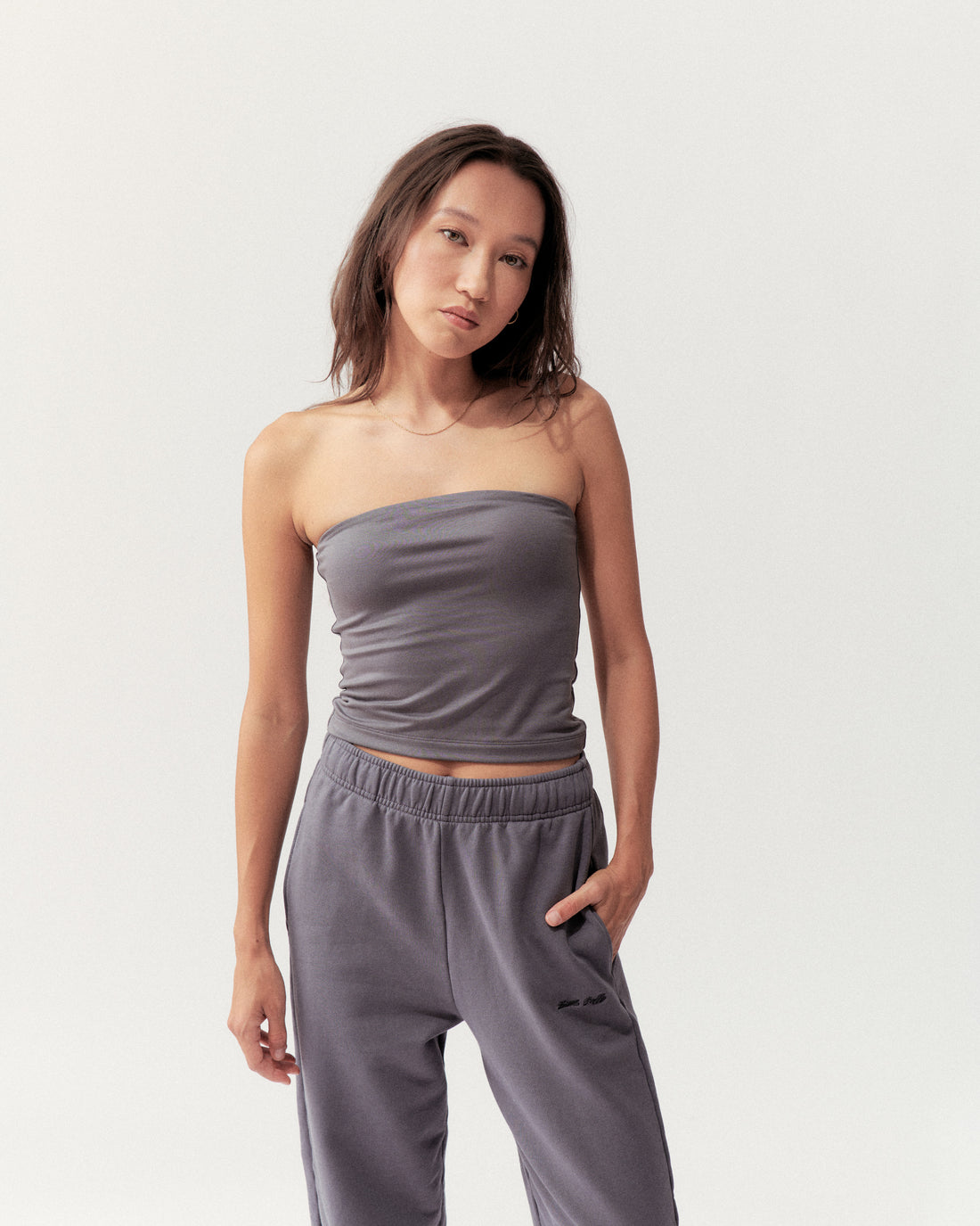 TUBE TOP - VINTAGE BLACK - Little Puffy