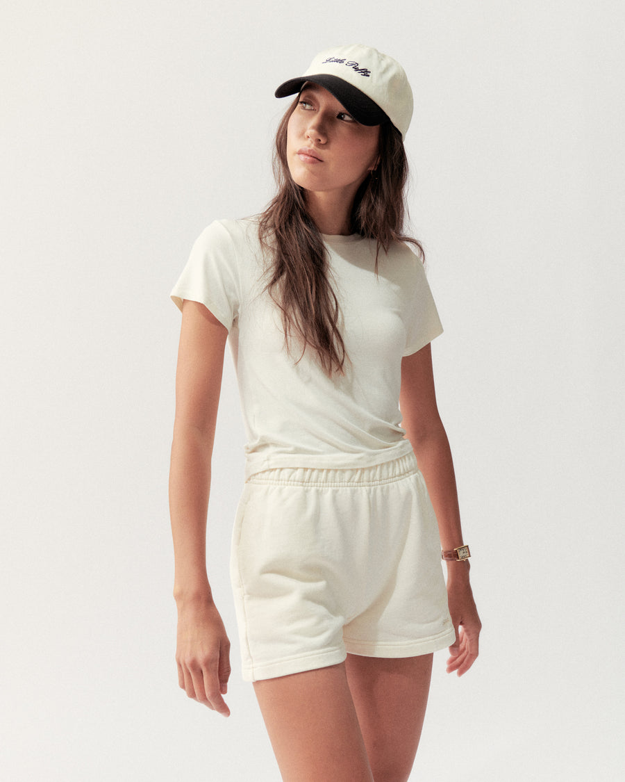 BOXY TEE - CREAM - Little Puffy