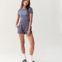 BOXY TEE - SPACE BLUE - Little Puffy