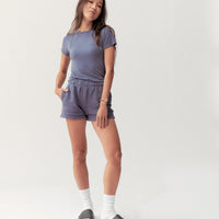 SHORTS - SPACE BLUE - Little Puffy