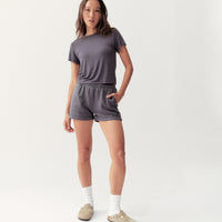 SHORTS - VINTAGE BLACK - Little Puffy
