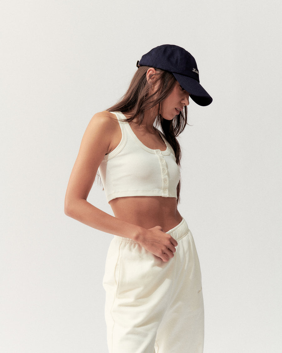 Navy Blue Hat - Little Puffy