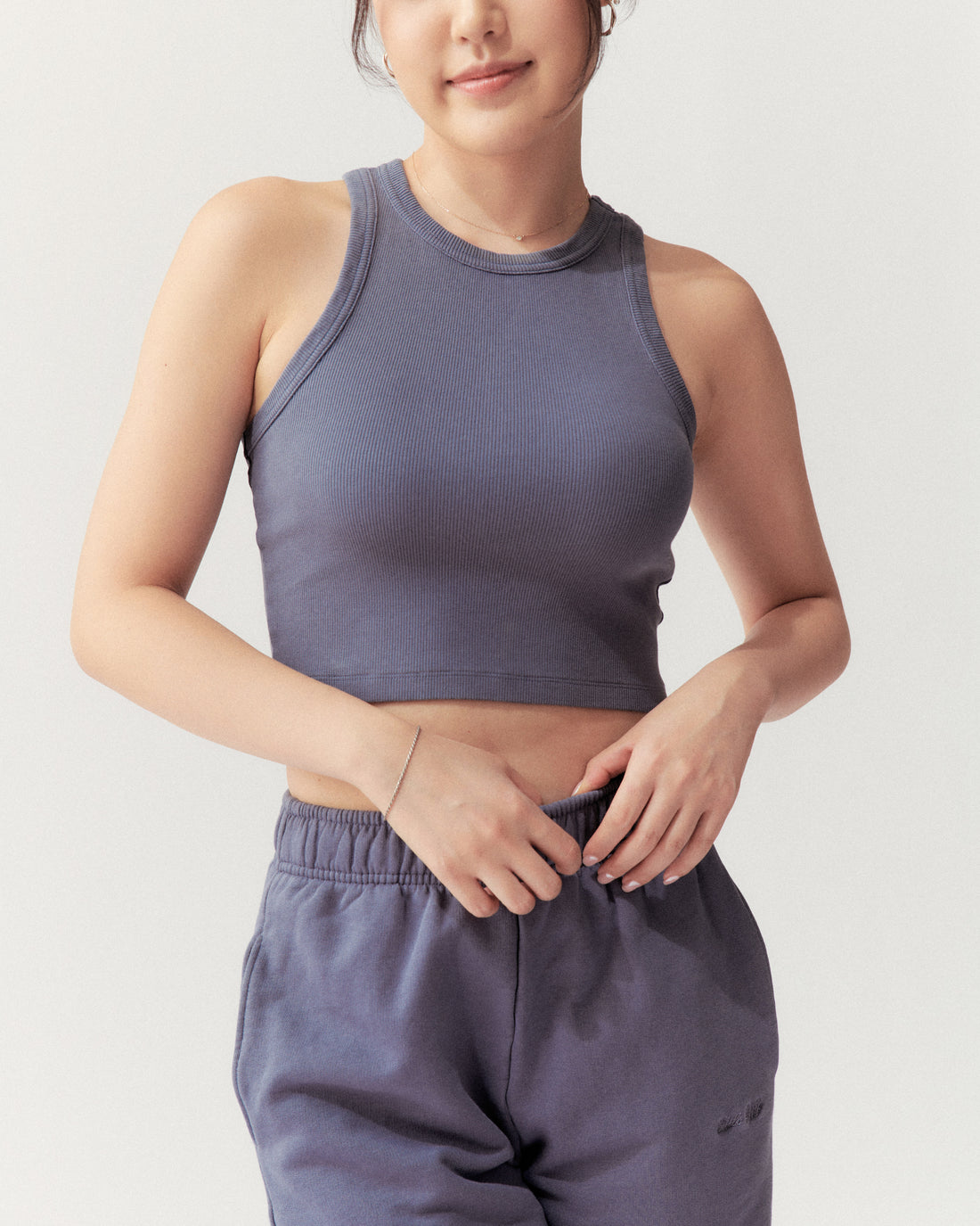 BASIC TANK - SPACE BLUE - Little Puffy