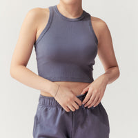 BASIC TANK - SPACE BLUE - Little Puffy