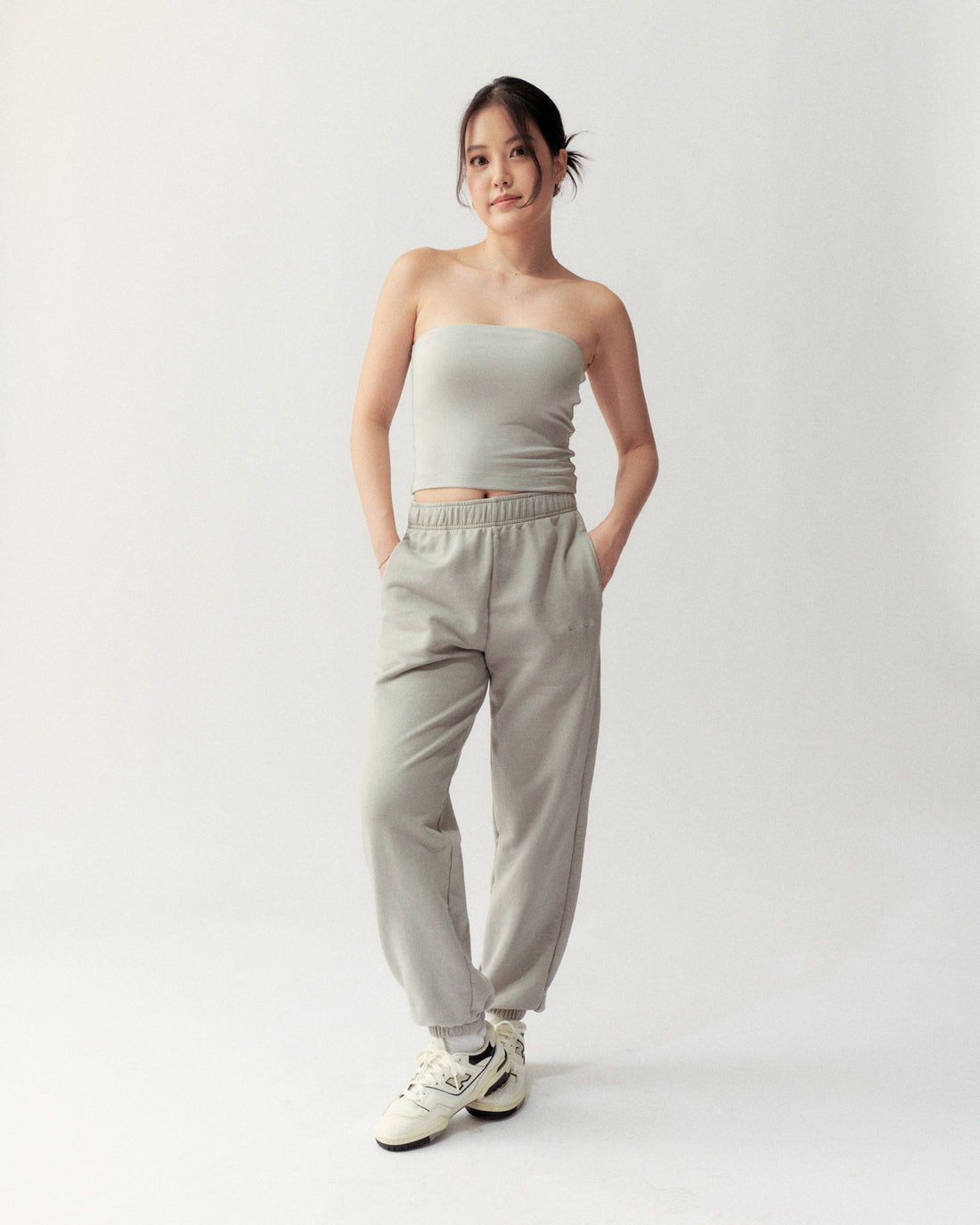 TUBE TOP - STONE - Little Puffy