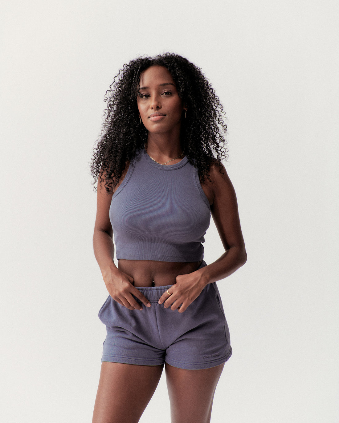 BASIC TANK - SPACE BLUE - Little Puffy