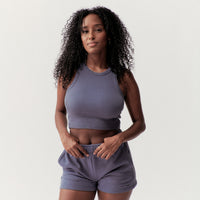 BASIC TANK - SPACE BLUE - Little Puffy
