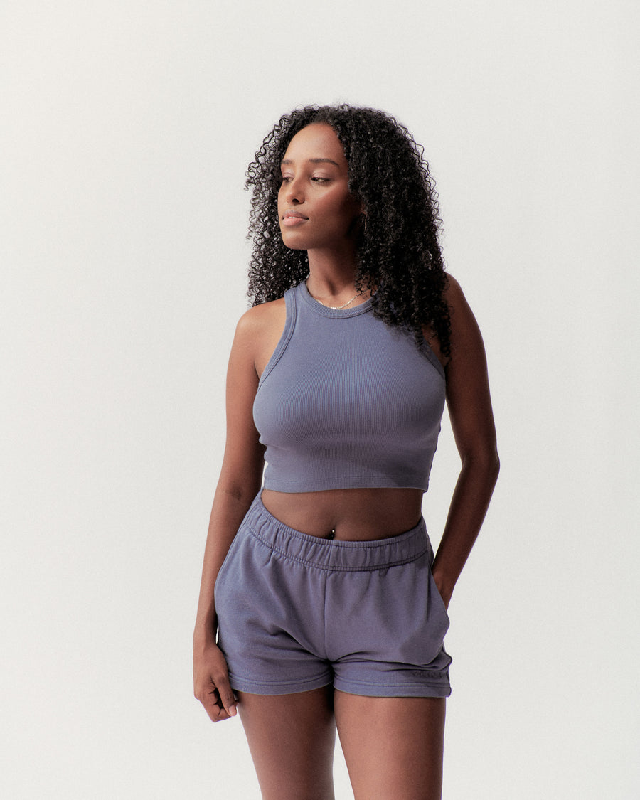 SHORTS - SPACE BLUE - Little Puffy