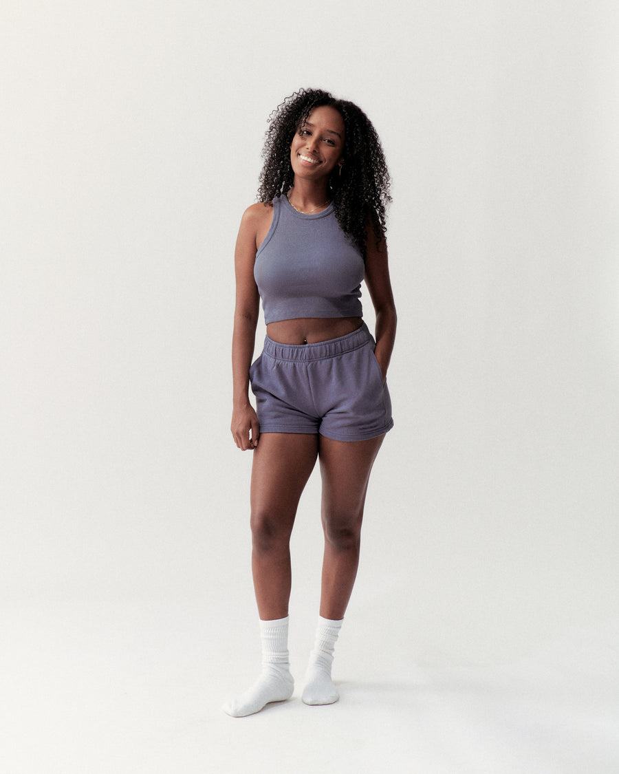 BASIC TANK - SPACE BLUE - Little Puffy