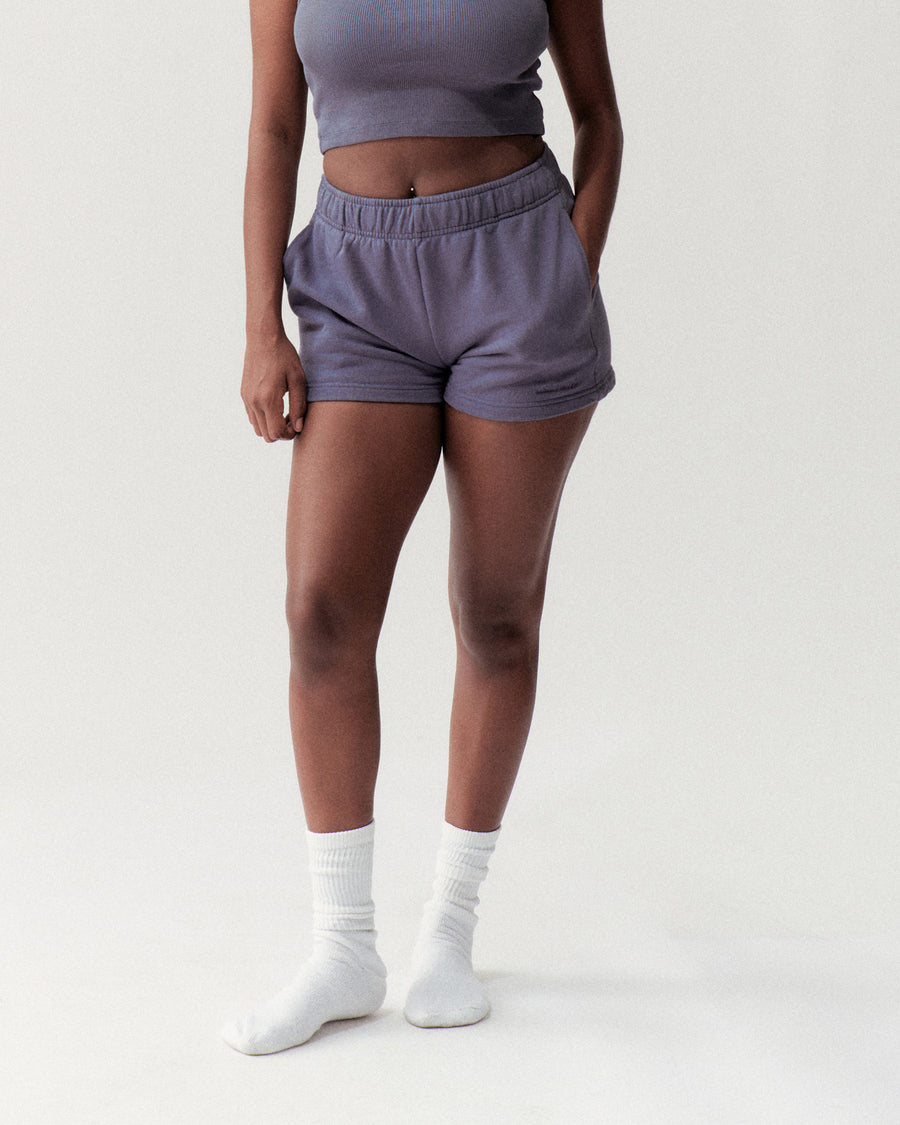 SHORTS - SPACE BLUE - Little Puffy