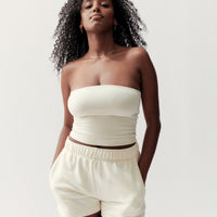 TUBE TOP - CREAM - Little Puffy