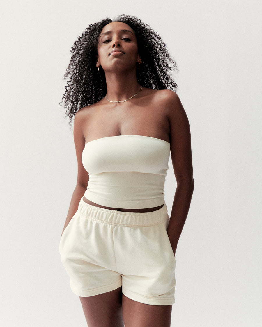TUBE TOP - CREAM - Little Puffy