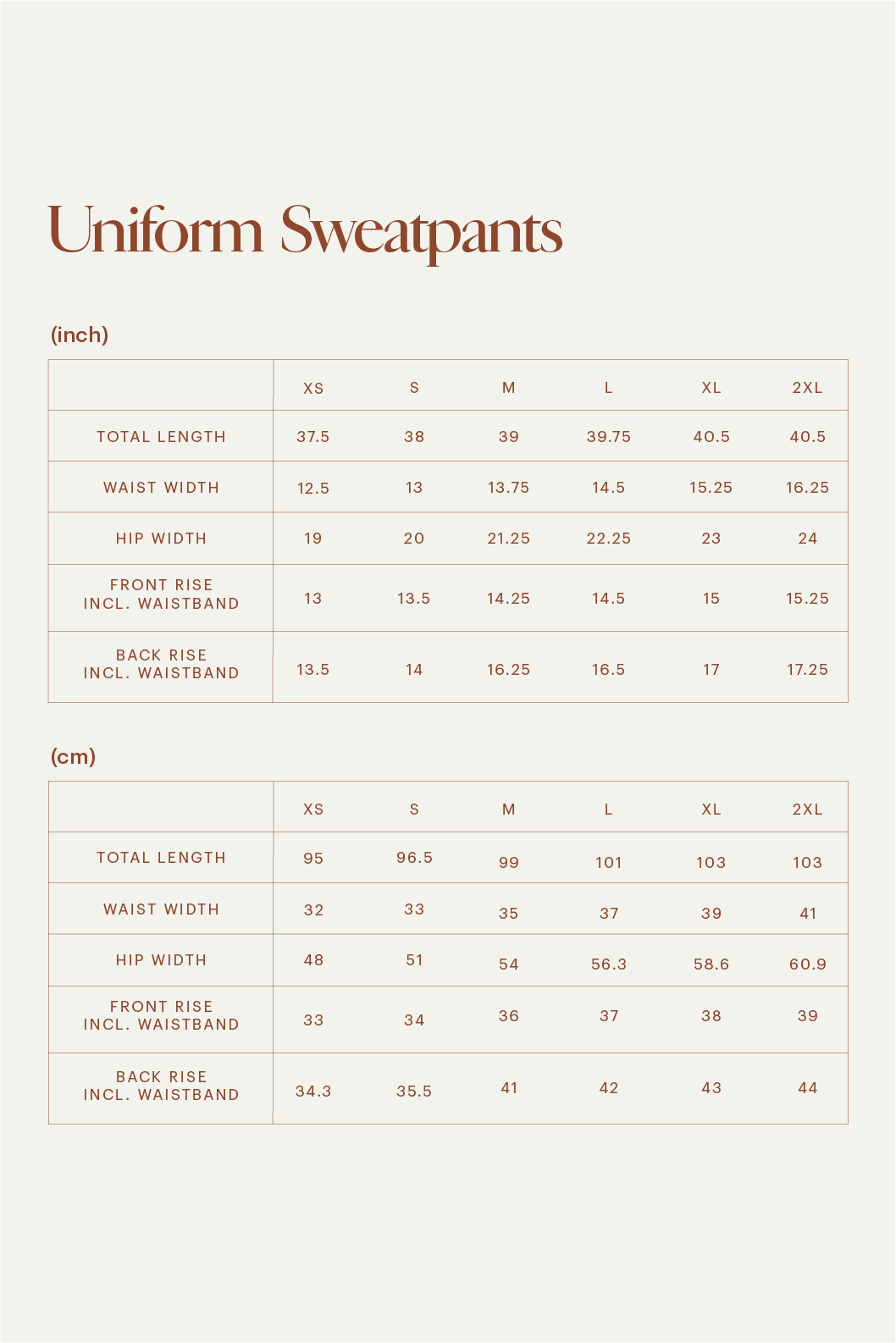 UNIFORM SWEATPANTS - FOG - Little Puffy