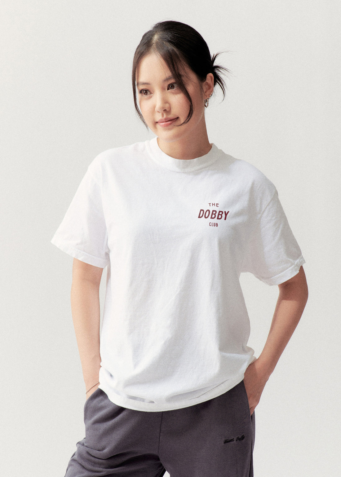 DOBBY CLUB TEE - Little Puffy
