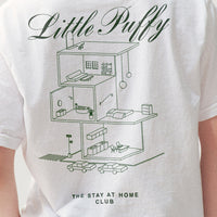 STAY AT HOME CLUB TEE - Little Puffy