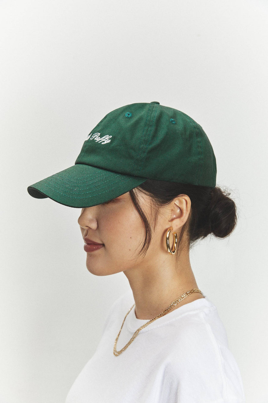 FOREST GREEN HAT - Little Puffy