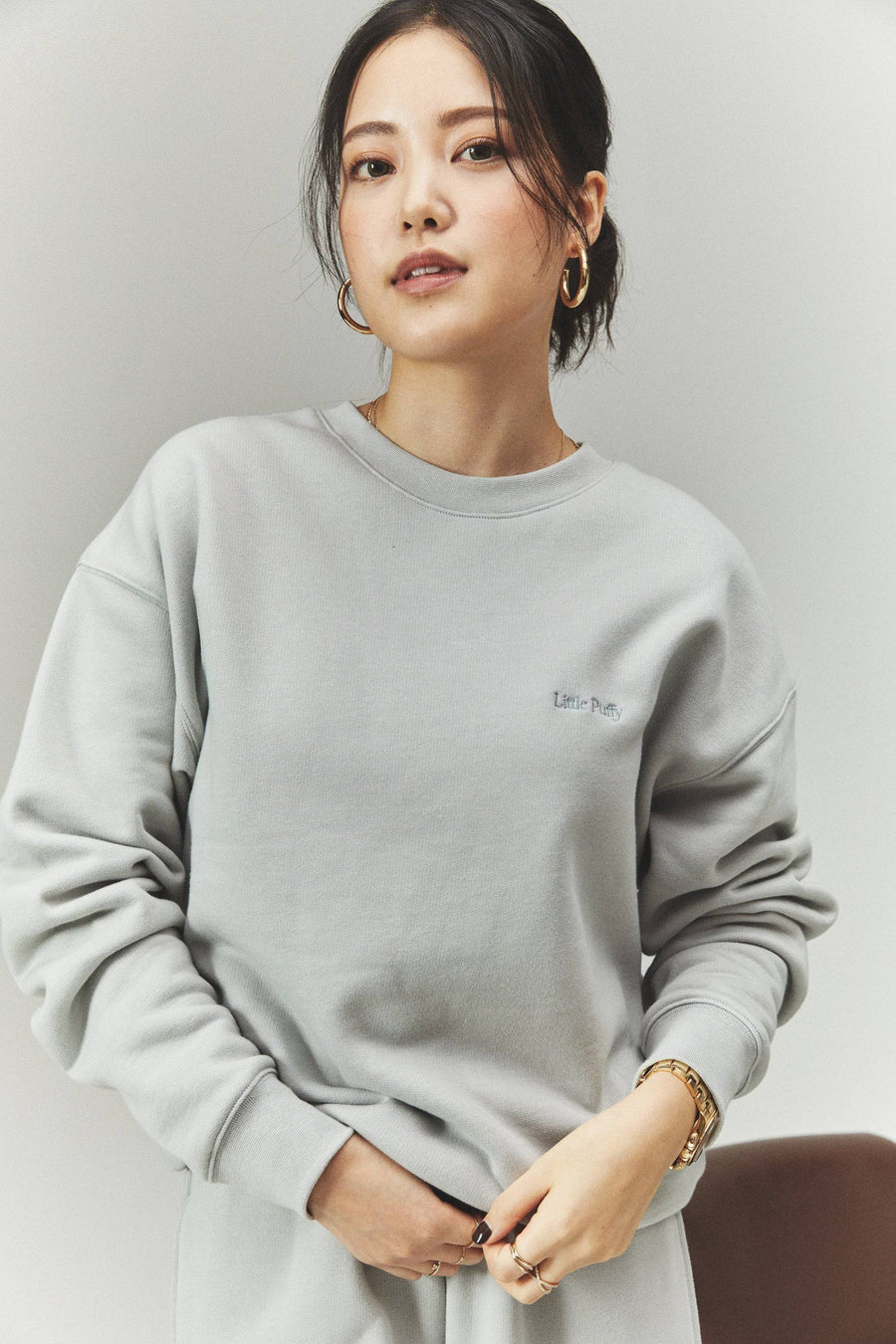 UNIFORM CREWNECK - FOG - Little Puffy
