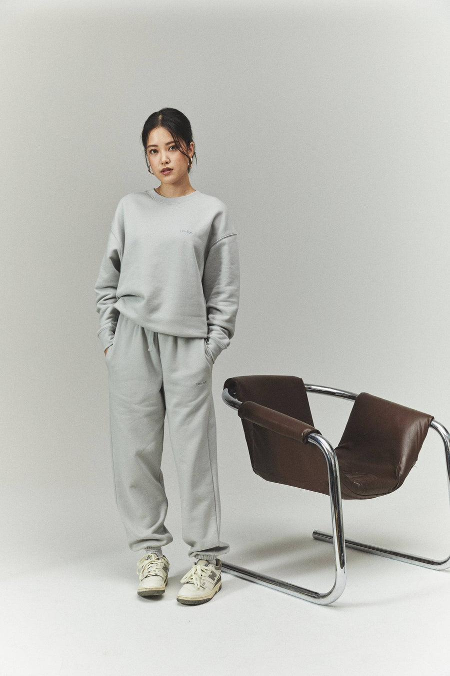 UNIFORM CREWNECK - FOG - Little Puffy