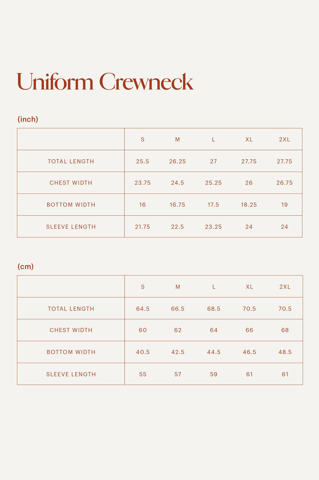 UNIFORM CREWNECK - FOG - Little Puffy