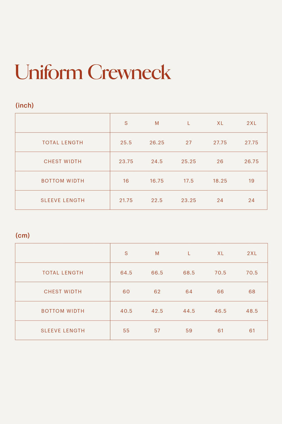UNIFORM CREWNECK - FOG - Little Puffy