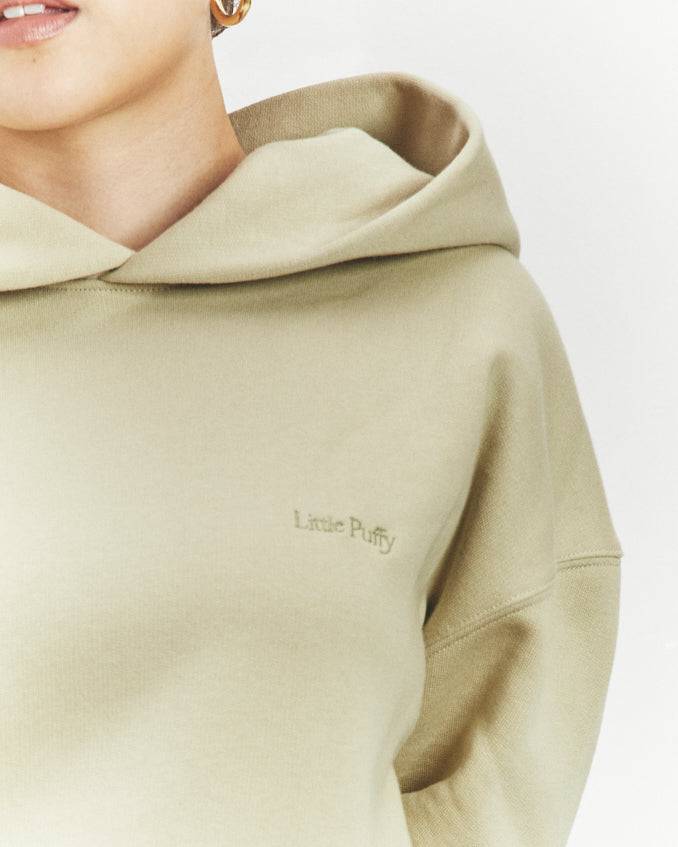 UNIFORM HOODIE - KHAKI - Little Puffy