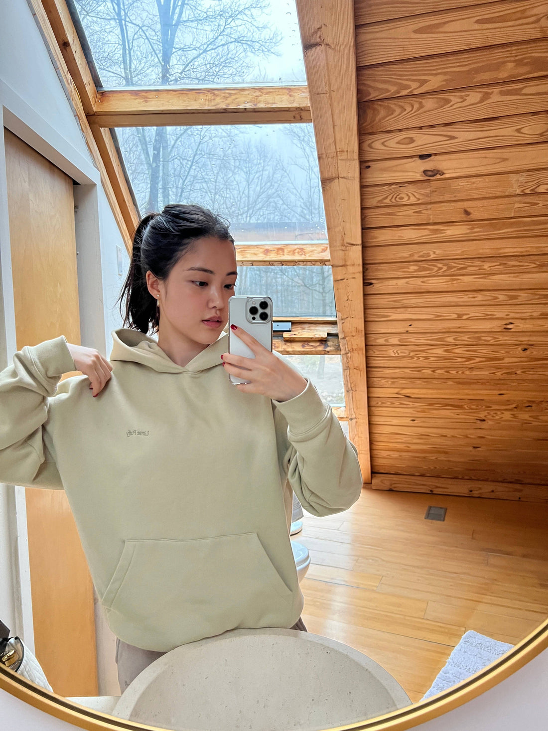 UNIFORM HOODIE - KHAKI - Little Puffy