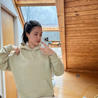 UNIFORM HOODIE - KHAKI - Little Puffy