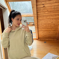 UNIFORM HOODIE - KHAKI - Little Puffy