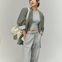 UNIFORM SWEATPANTS - FOG - Little Puffy